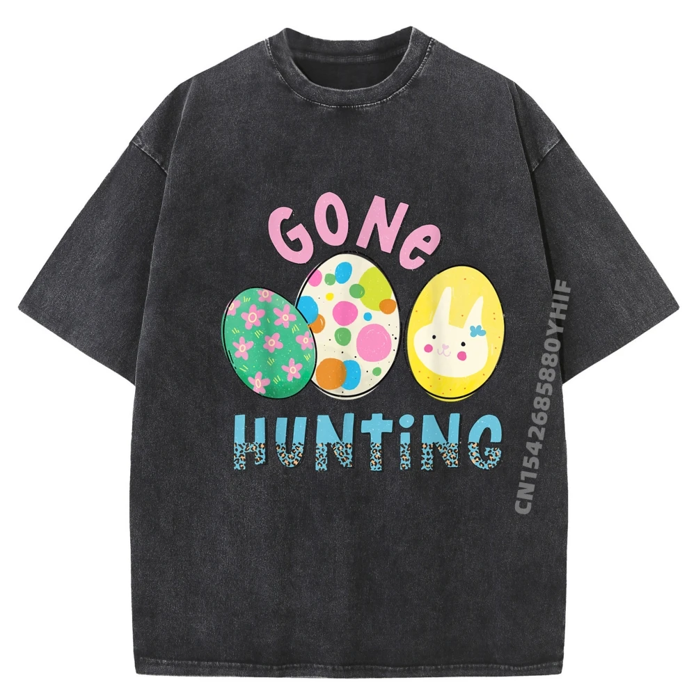 

Мужские топы, футболки с графическим рисунком Gone Hunting для мужчин, футболки с принтом, мужская стираная одежда в стиле ретро, футболки с принтом со скидкой