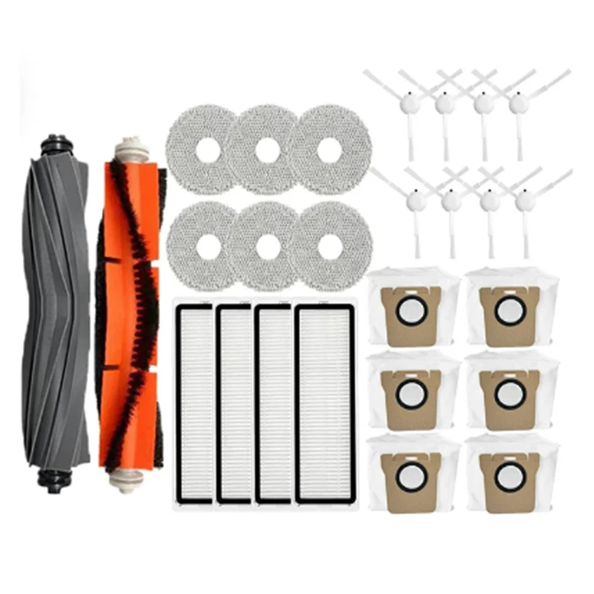 N98R Per XIAOMI Norma Mijia Omni 1S B101CN B116 X10 + per Dreame L10S Ultra / S10 Pro Spazzola laterale principale Filtro Hepa Mop Sacchetti per la polvere