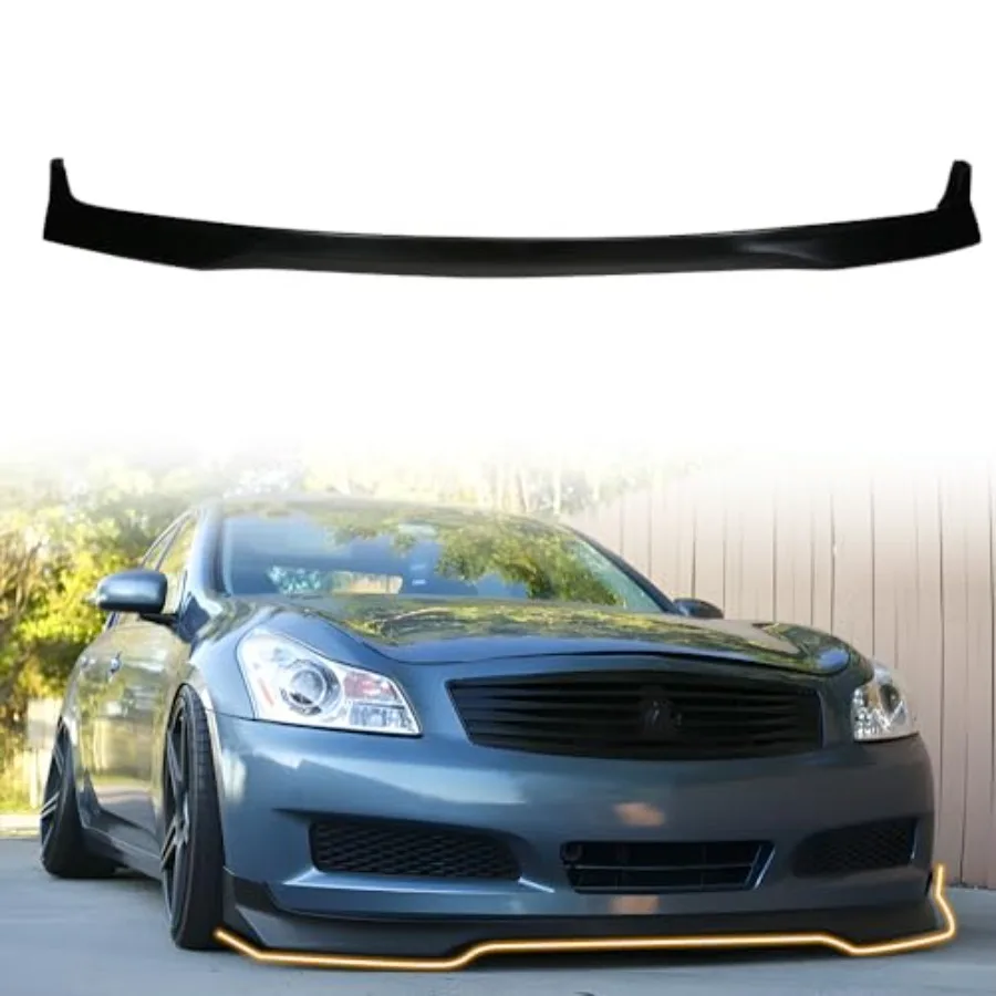 

Front Bumper Lip Spoiler Compatible with 20072008 Infiniti G35 Sedan 2009 G37 Sedan Not Fit Sport Model PU Unpainted EVO Style