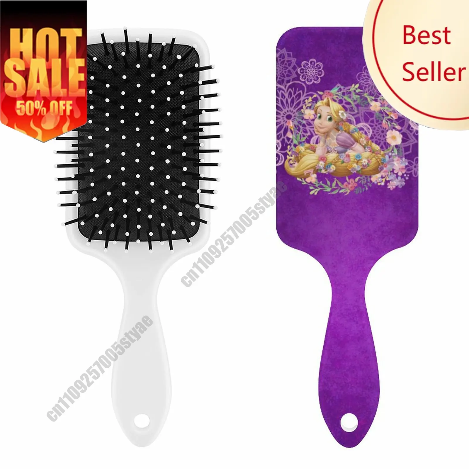 

Rapunzel Air Cushion Comb Disney Custom Designed Hairbrush Personalized Scalp Massage Comb Featuring Your Photos Gift Holidays