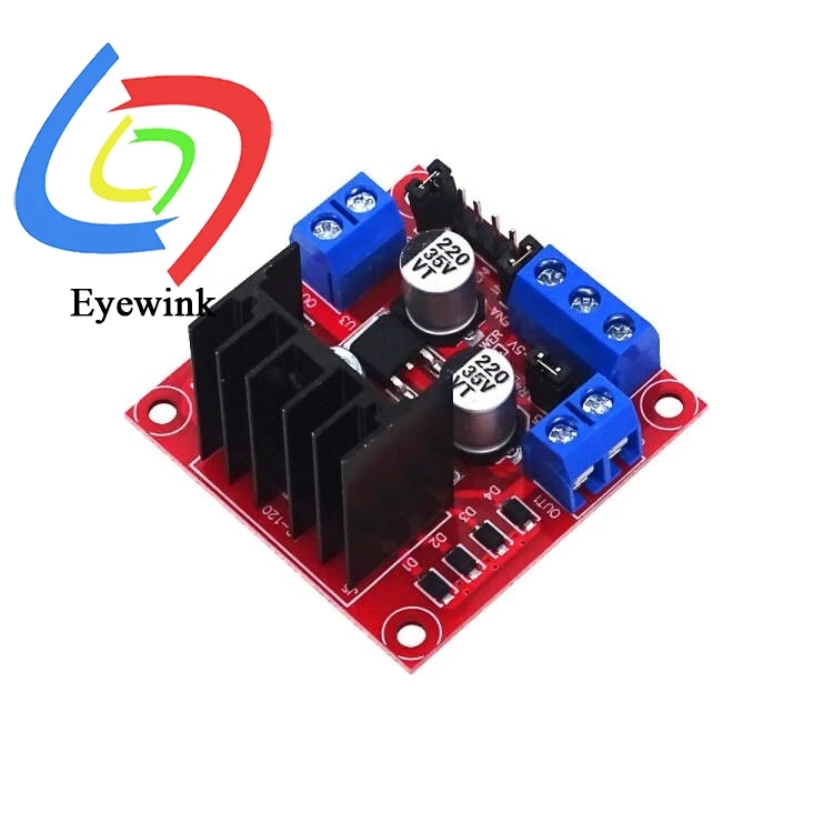 Módulo duplo da ponte H da placa controladora do driver do motor de passo L298N para o carro esperto