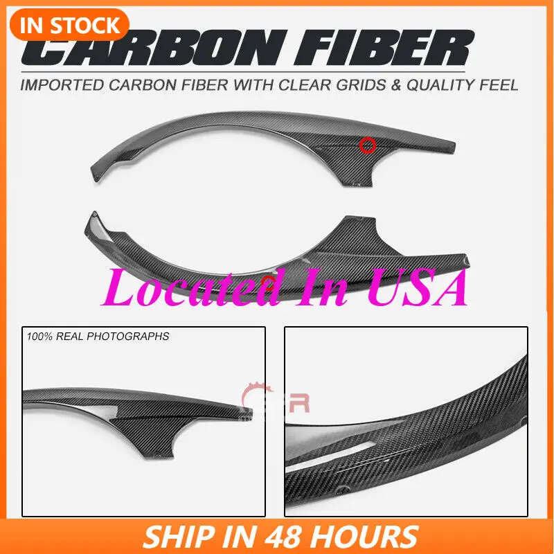 For Toyota GR86 ZN8 Fit Subaru BRZ ZD8 Front Fender Arch Flare +5mm Dry Carbon fiber