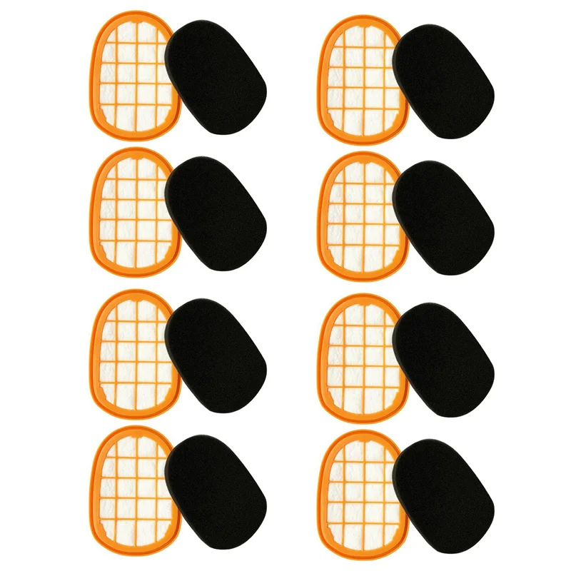 A44T 8Pcs Vacuum Cleaner Filter Accessories For  FC6822 FC6823 FC6827 FC6908 FC6906 FC6904 Vacuum Cleaner Parts