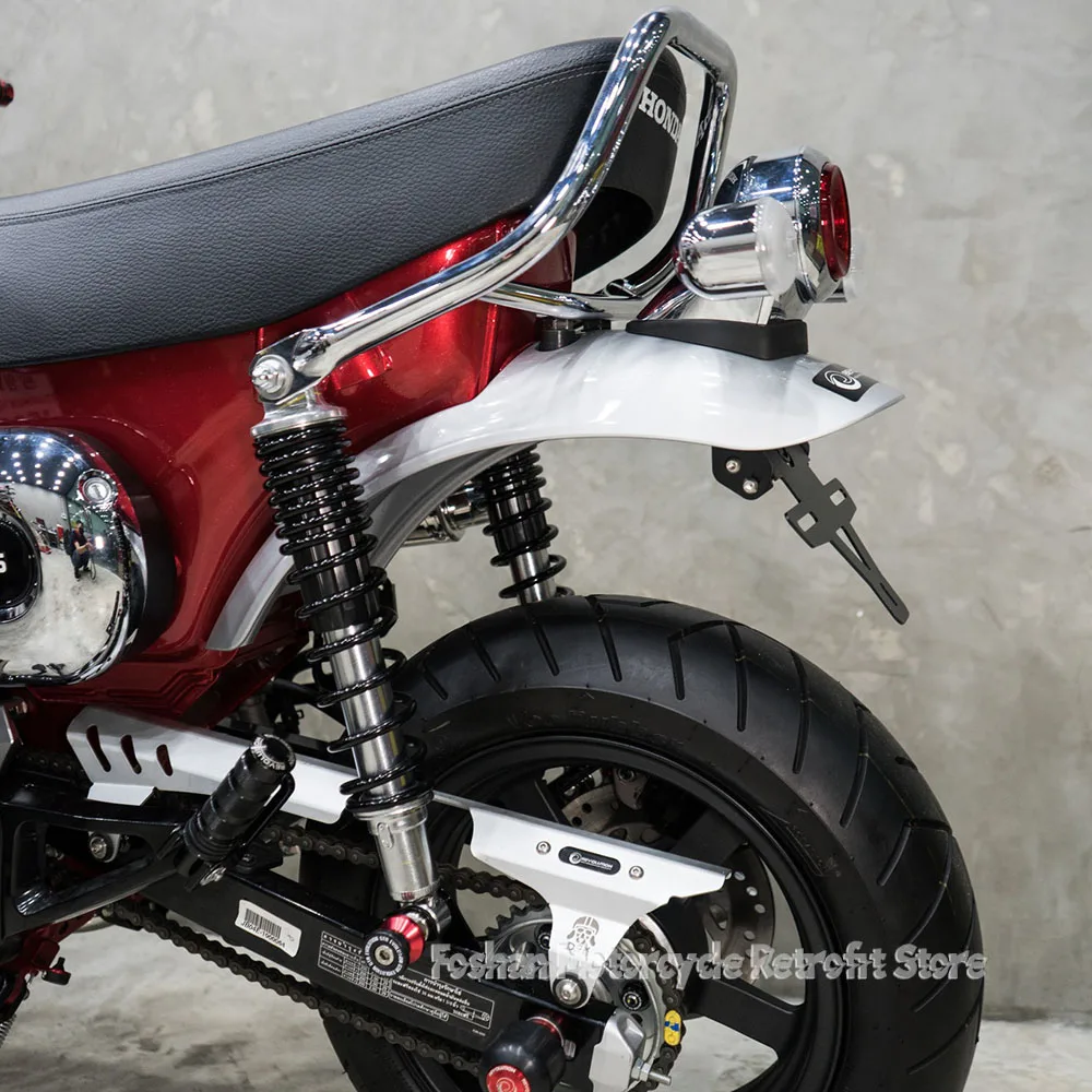 For HONDA DAX ST125 2022 2023 2024 Motorcycle Modifications Accessories DAX125 SHORT REAR TAIL LICENSE PLATE