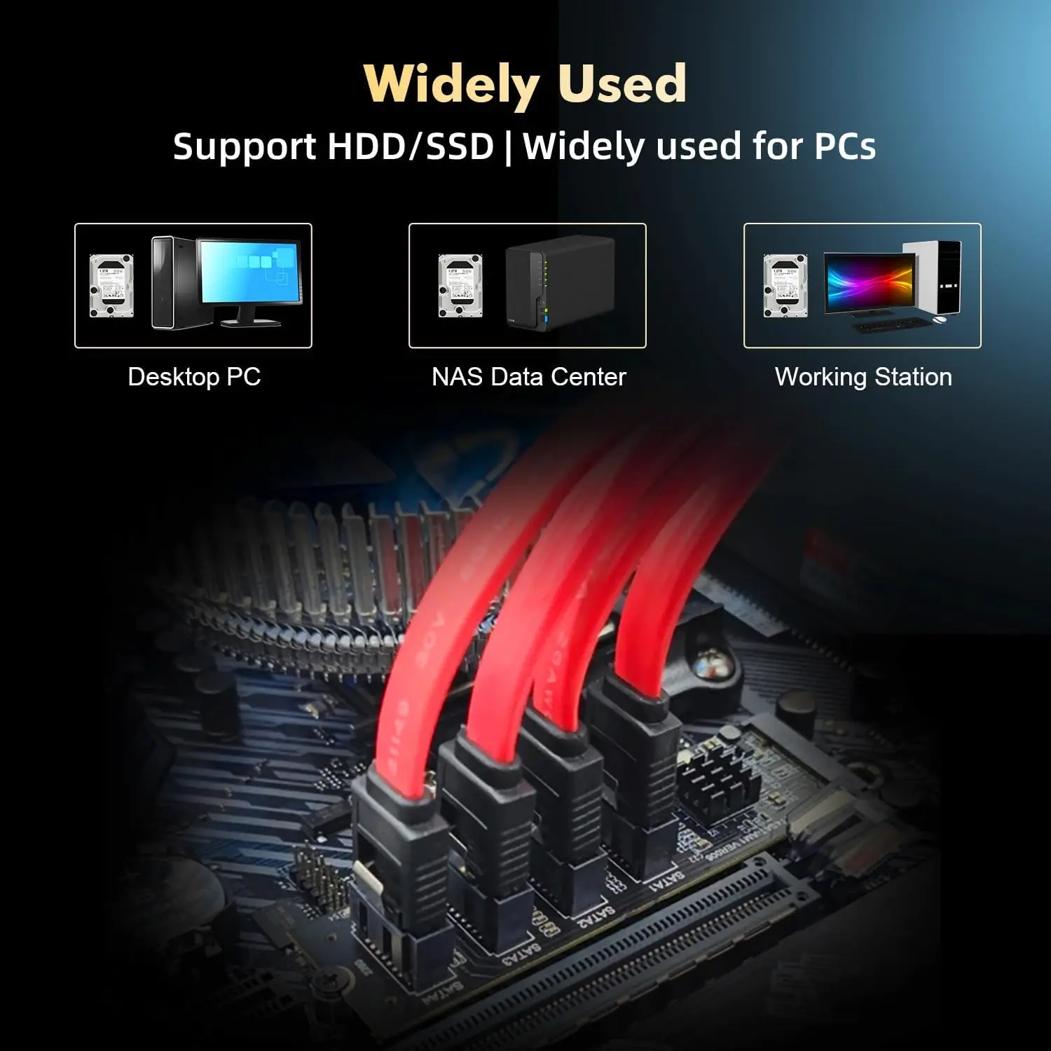 JoniSerl NGFF NVME M-Key PCI Express a SATA 3,0 6Gbps 5 puertos adaptador convertidor tarjeta de extensión de disco duro JMB585 2280
