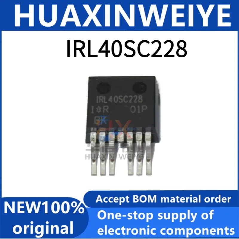 Transistor de efecto de campo MOS original, parche IRL40SC228 TO-263-7 n-channel 40V 557A, 1/5/10 piezas, en stock