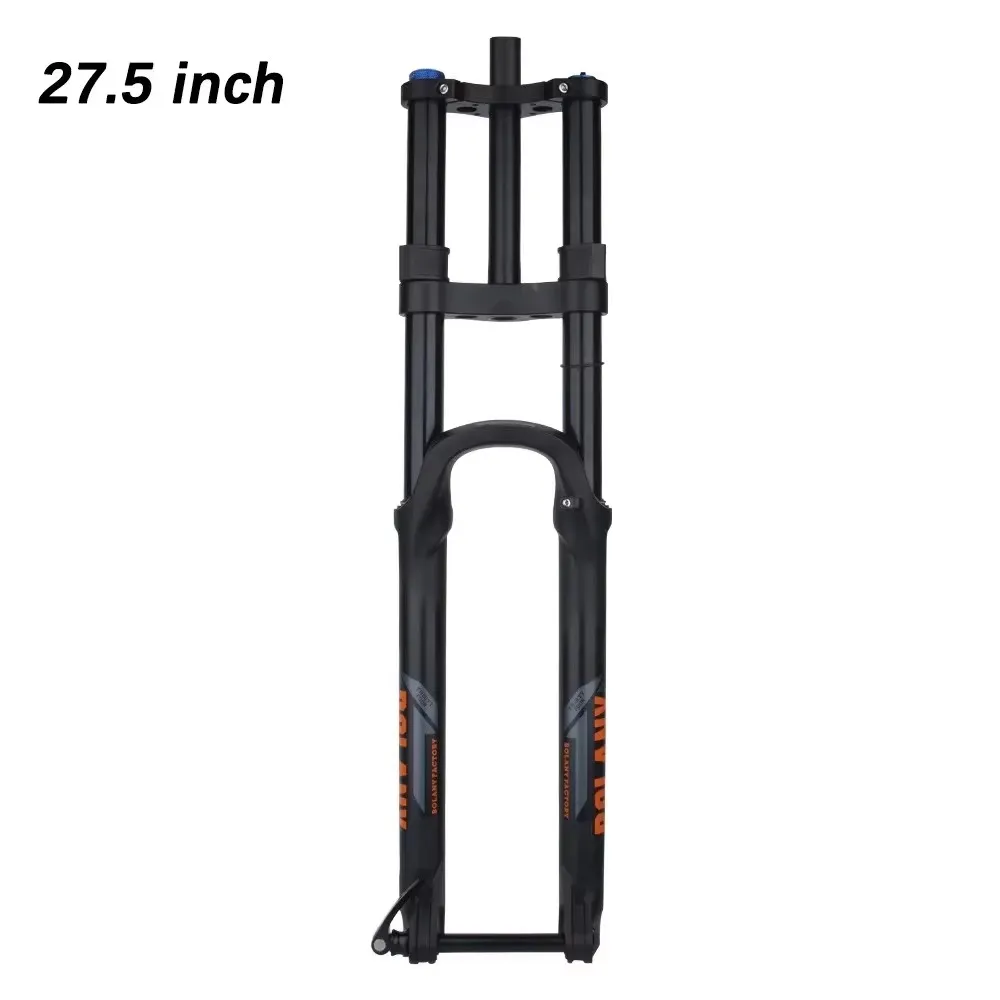 BOLANY Dual-Shoulder-Luftgabel 27,5/29 Zoll MTB 180 mm Federweg 34 mm Stütze 15 * 110 mm BOOST Steckachse A-Post Scheibenbremse XC/AM/DH
