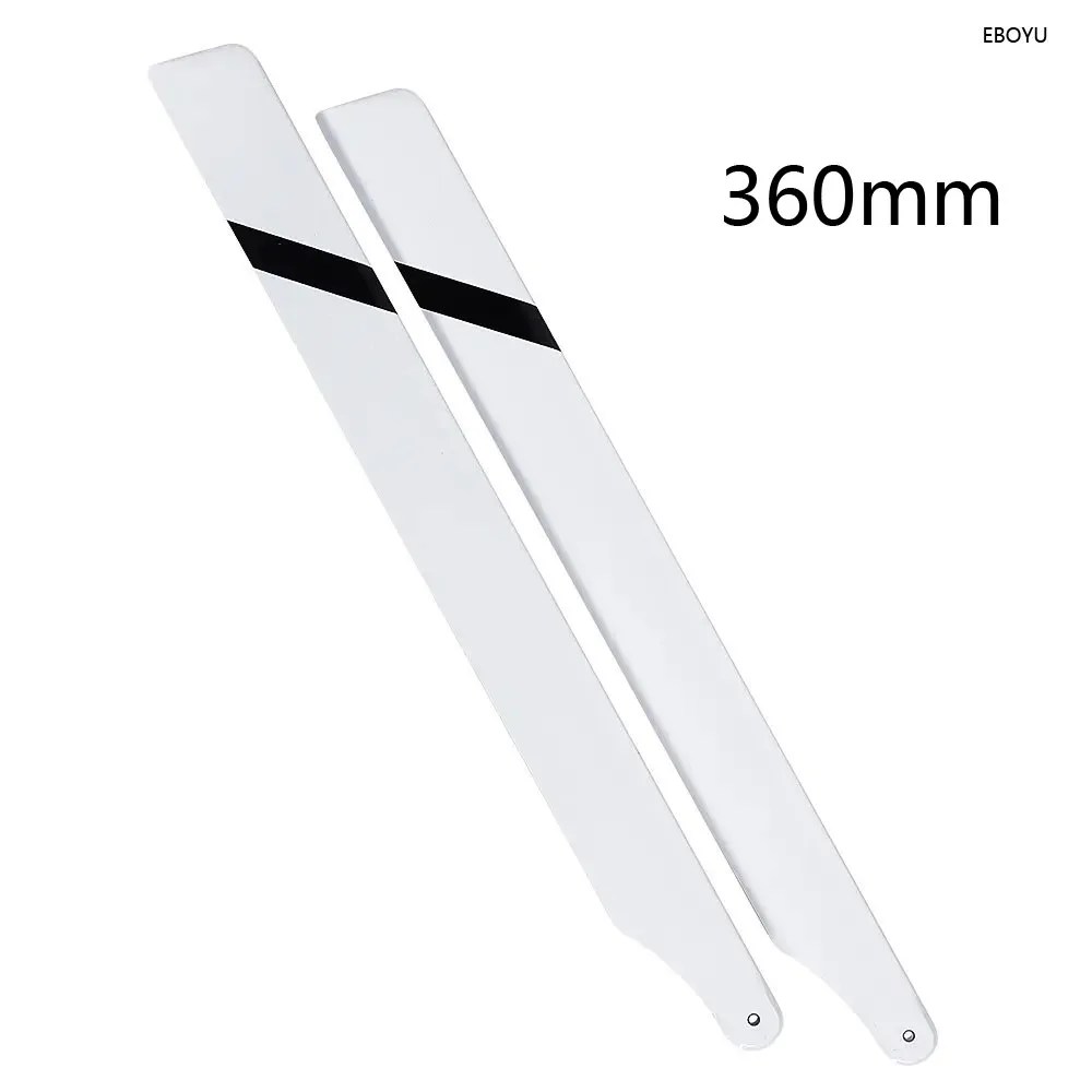 EBOYU DIY Fiber Glass 360mm Main Propellers Blades for Align Trex 450 480 RC Helicopter