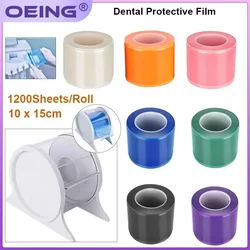 1200 Pcs/Roll Dental Protective Barrier Film Tattoo Protective Film Dental Barrier Film Dispenser Anti-fouling Plastic Bandage