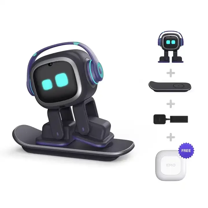 Mini Emo AI Robot Desktop Companion Intelligent Voice Dialogue Emotional Interaction