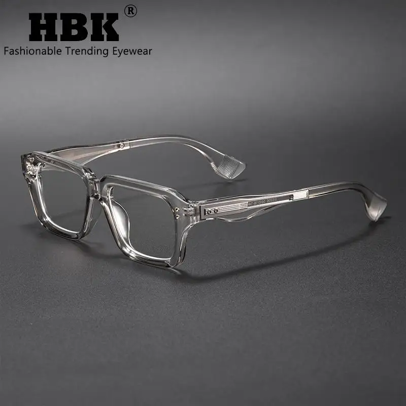 HBK Vintage Herren-Brillengestelle Marken-Brillen mit Einzigartigem Bügel-Design Luxuriöse Brillengestelle für Damen Anti-Blaulicht Lesebrillen – Detail 1