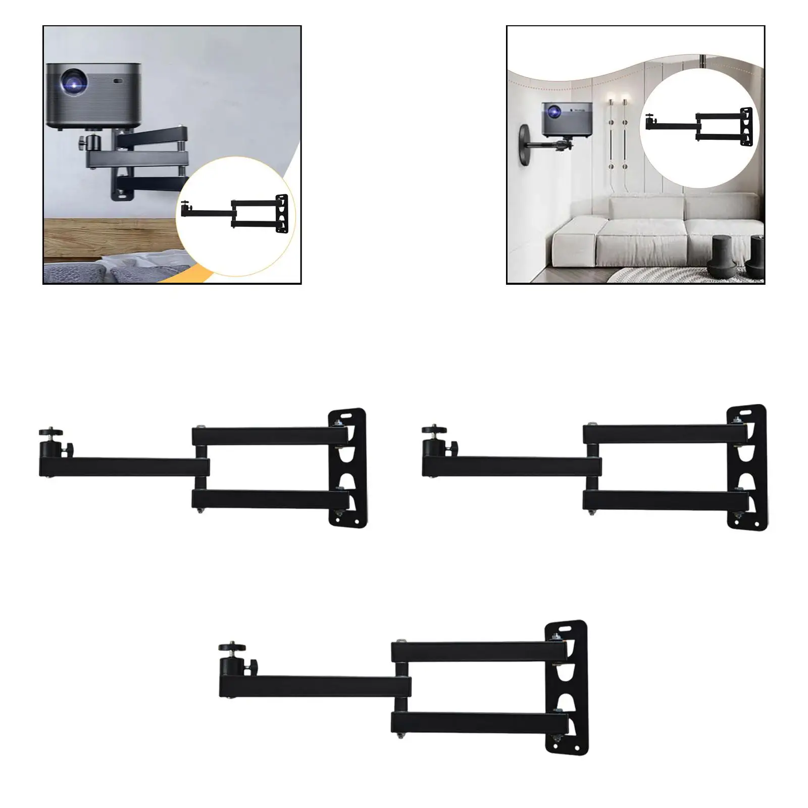 suporte-de-parede-para-projetor-suporte-preto-dobravel-para-home-theater-e-quarto