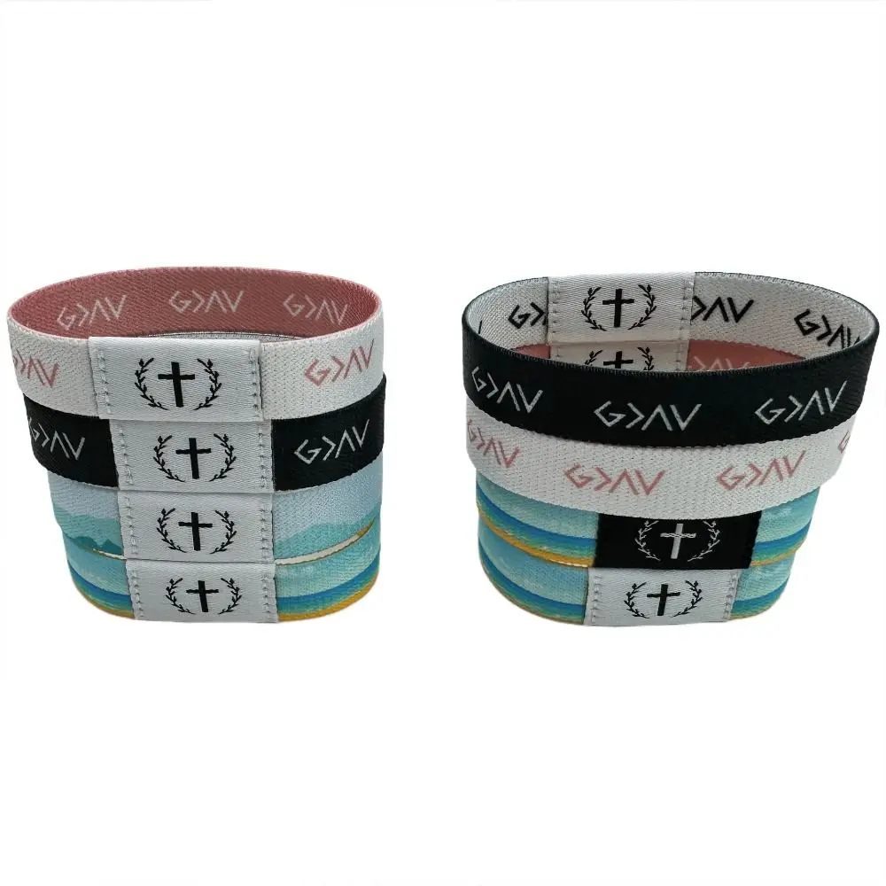 Creative Wearable Bible Wristbands Waterproof Elastic Bible Bracelet Smart Sensor with NFC Religious Bracelets Jewelry Gifts
