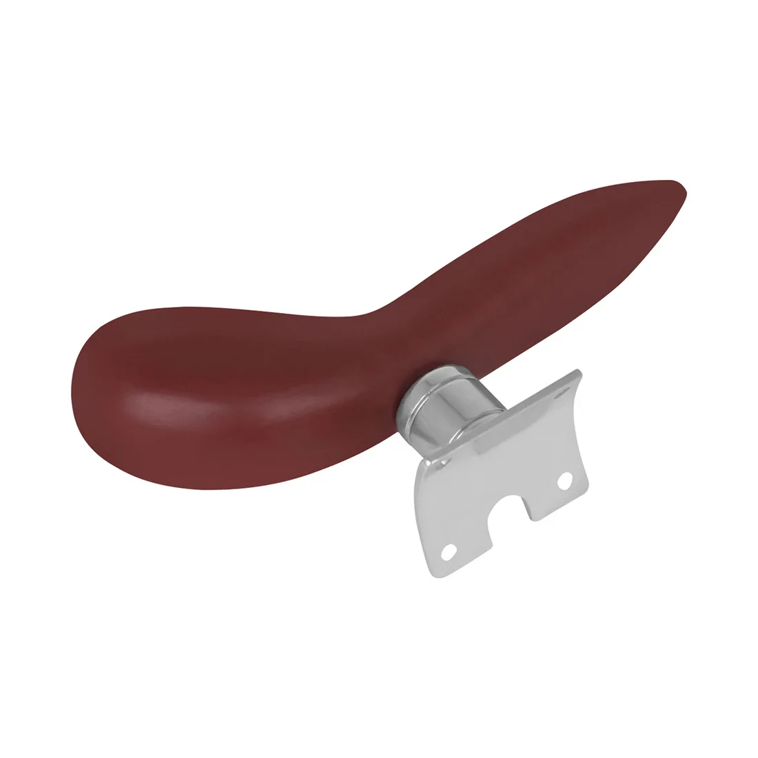 Bassoon Hand Rest Red Thumb Support with Detachable Silver Base ABS Handle for Bassoon Player