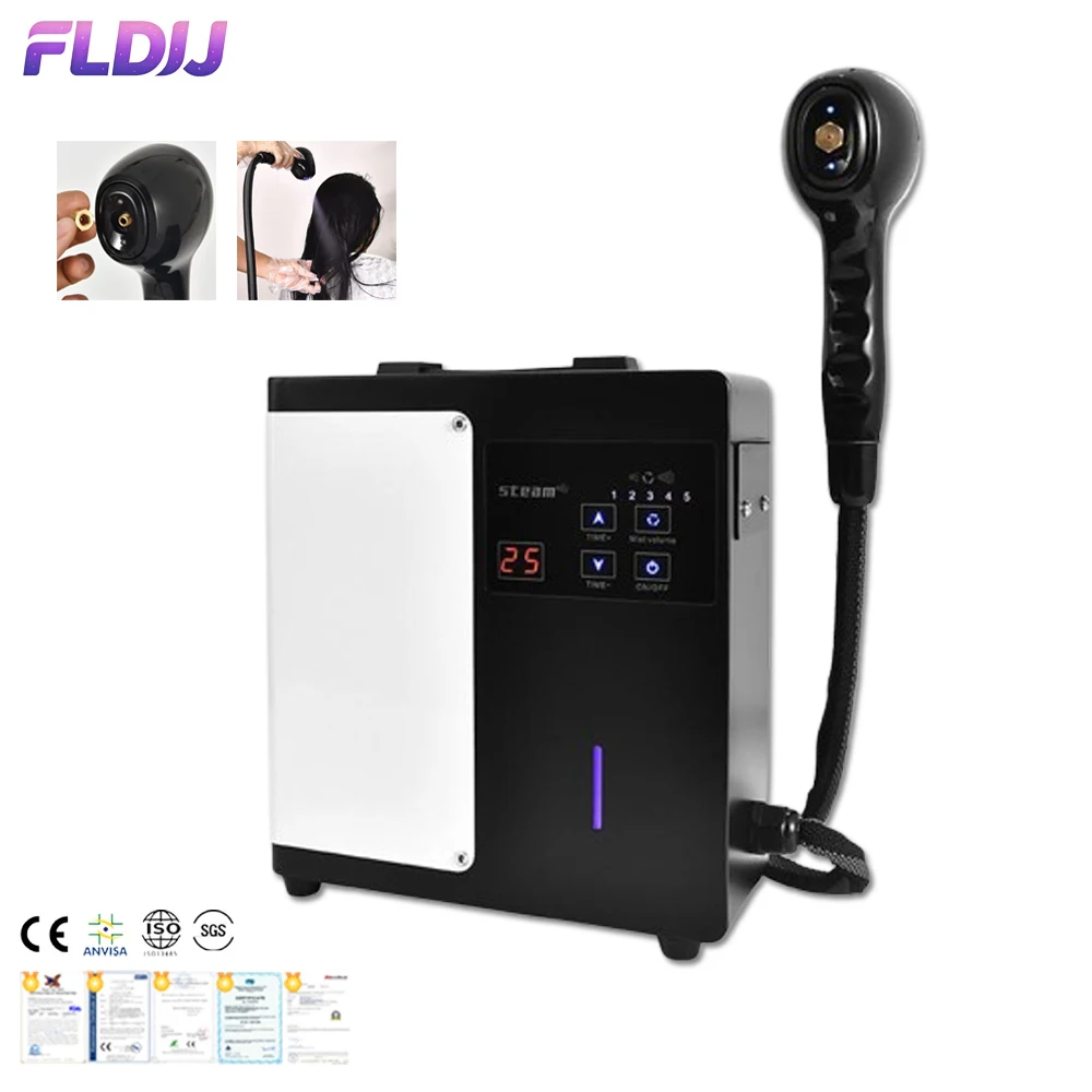 

Handheld Nano Hair Steamer Negative Ion Blue Light Hair Sprayer with Timer Adjustable Mist Nano Atomizer Hair Care Beauty Salon