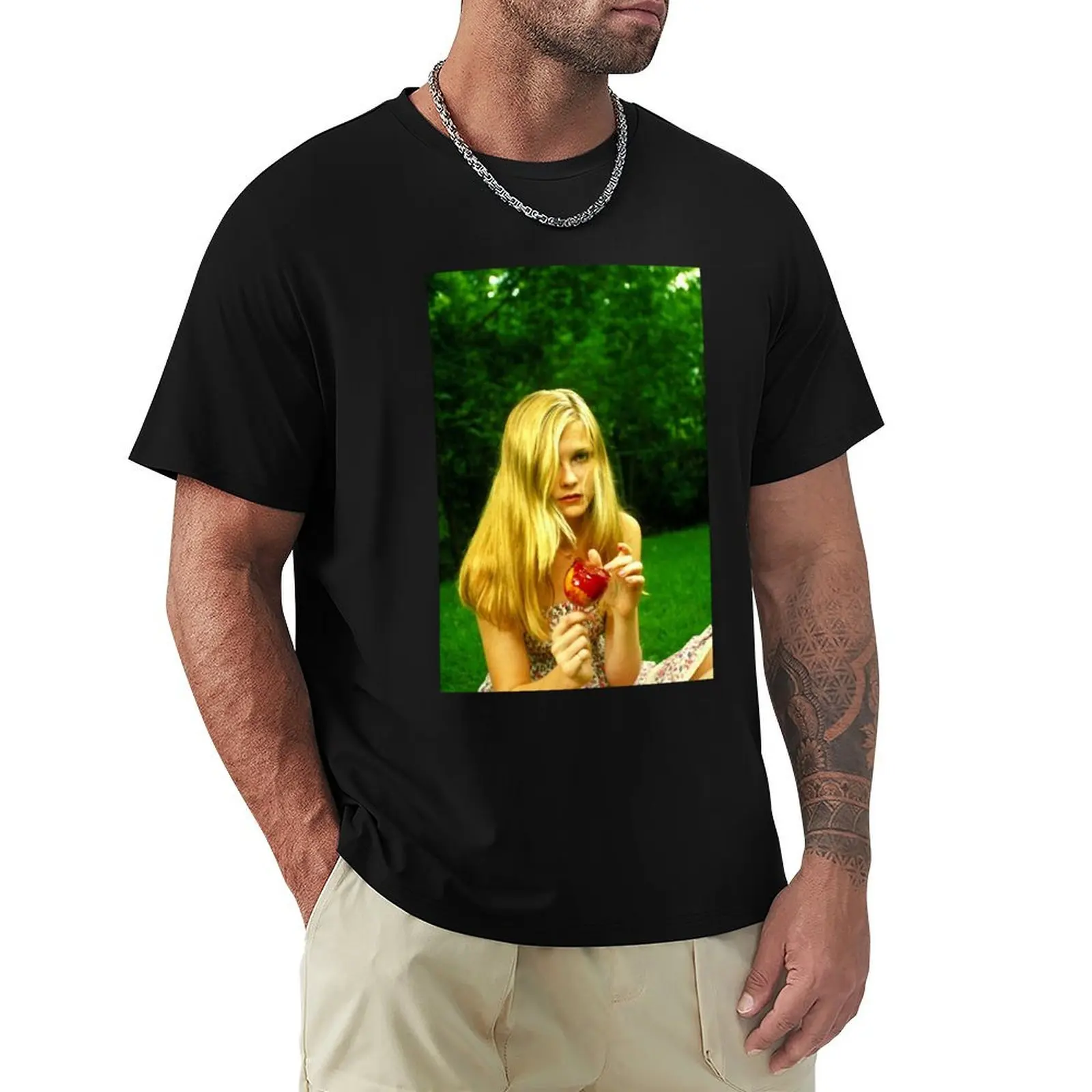 

Kirsten Dunst in The Virgin Suicides T-Shirt oversized t shirt basketball graphic tees summer clothes mens t shirts