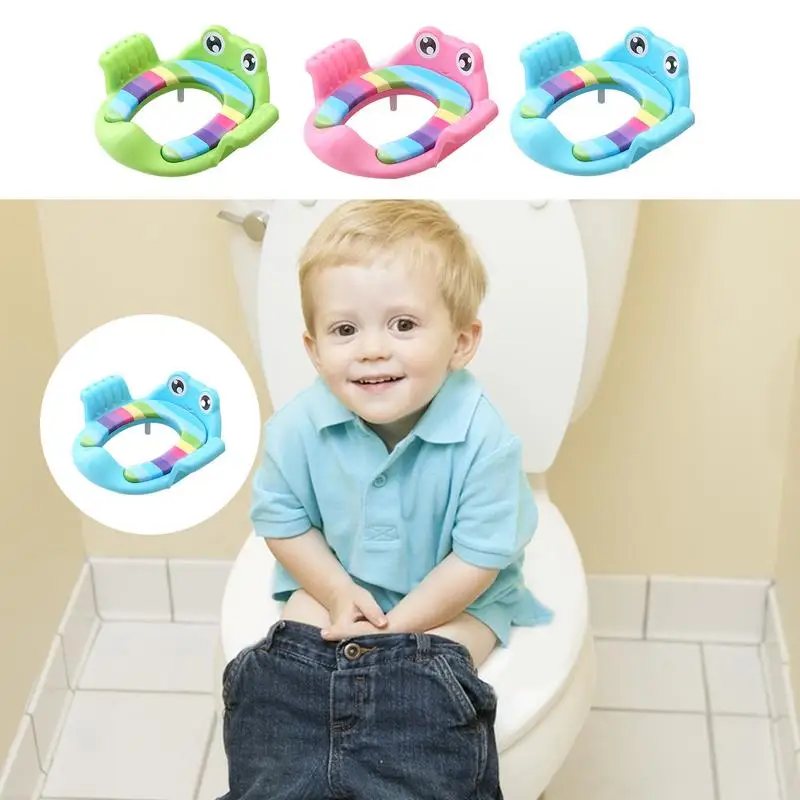 

Children Potty Safe Seat with Armrest Baby Toilet Potty Seat for Girls Boys Toilet Training Outdoor Travel Infant Potty Cushion