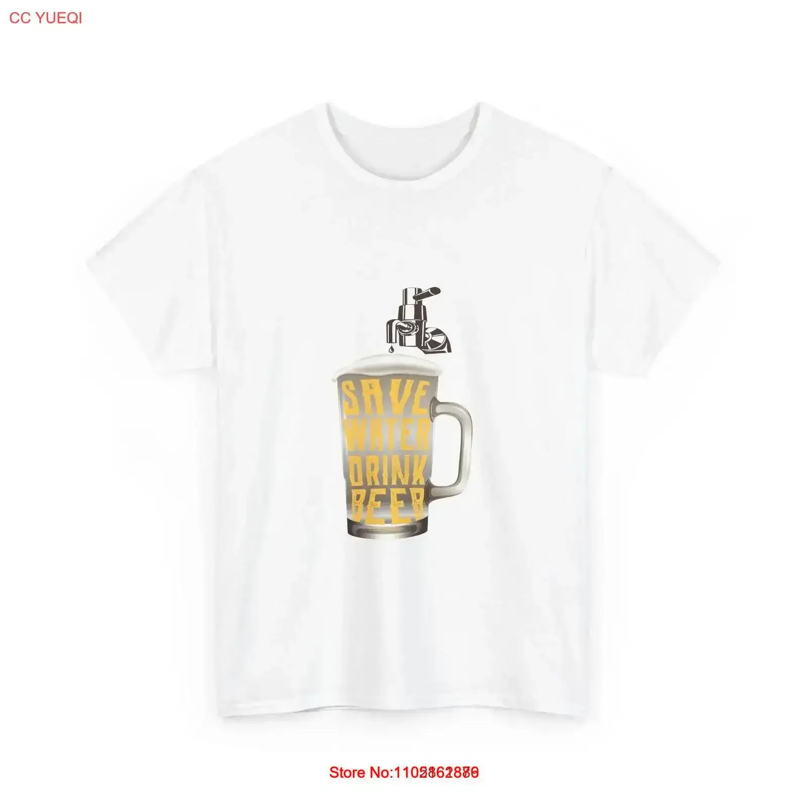 Camiseta divertida de algodón para beber cerveza, ropa informal de fiesta para amantes, ropa de calle lavada vintage de calidad, cómoda, suave y elegante