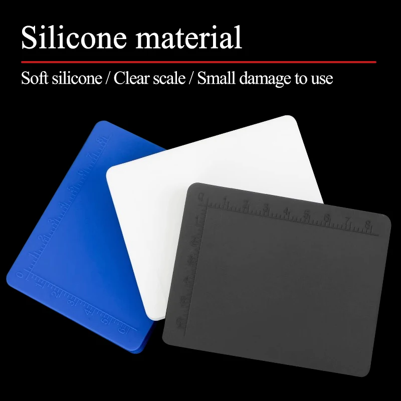 เครื่องมือผ่าตัดพลาสติกจมูกพร้อมสเกลแกะสลักสําหรับจมูกเทียมสแตนเลส/แผ่นตวงซิลิโคน