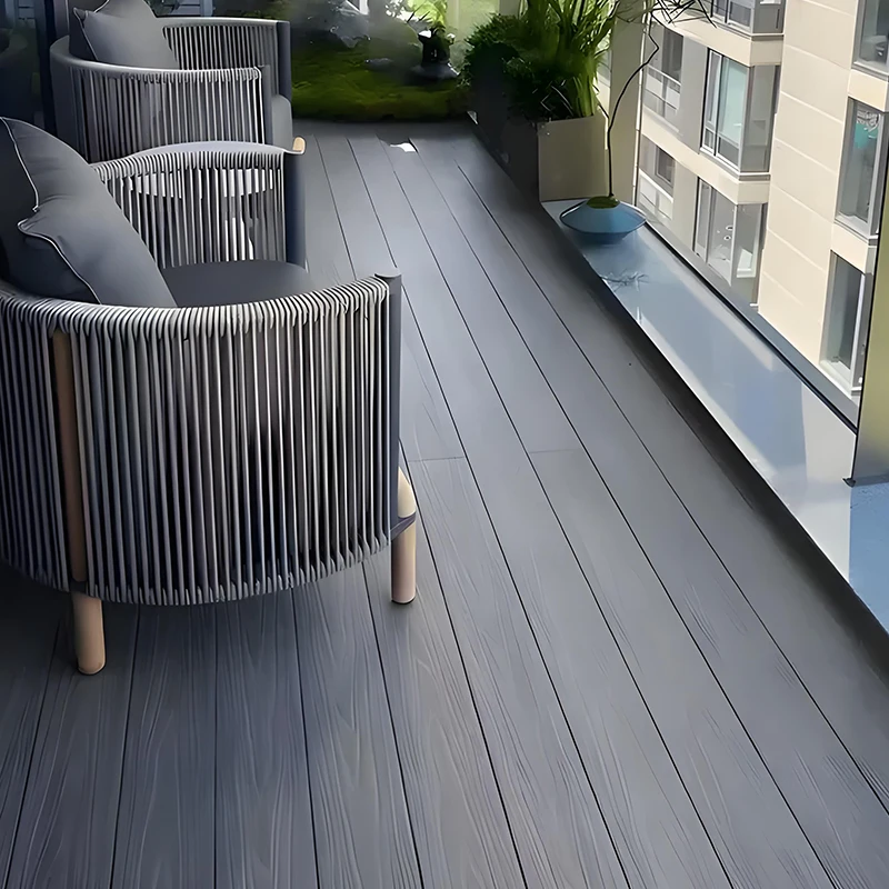 

Hot Selling Waterproof Aluminum Alloy Smooth Finish Simple Installation Deck Board Composite Decking for Outdoor