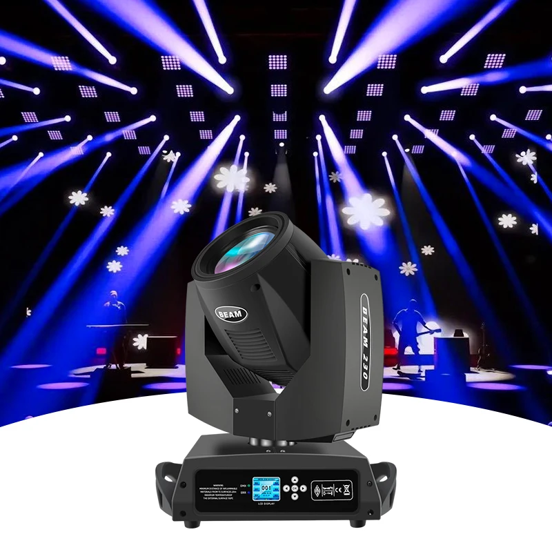 230W 7R Beam Moving Head Lighting Rotatable Honeycomb Prism Professional Stage lighting DMX512 For Disco Nightclub Party Theatre