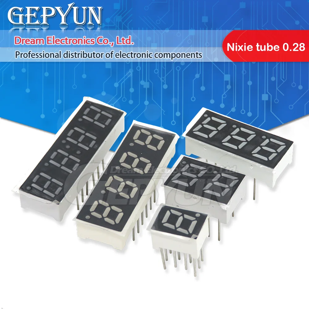 2PCS 0.28 Inch Digital Tube LED Display 2Bit 3Bit 4Bit Display Common Anode / Cathode 0.28