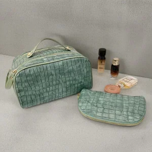 Large Capacity Makeup Bag Waterproof Travel Portable Cosmetic Toiletry Storage Handbag Multi-functional Women Essentials
