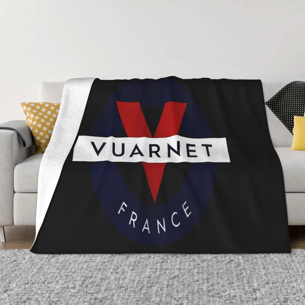 

Vuarnet Vintage Retro Iconic Reprint Cotton Print Harajuku Men Top Solid Color Throw Blanket