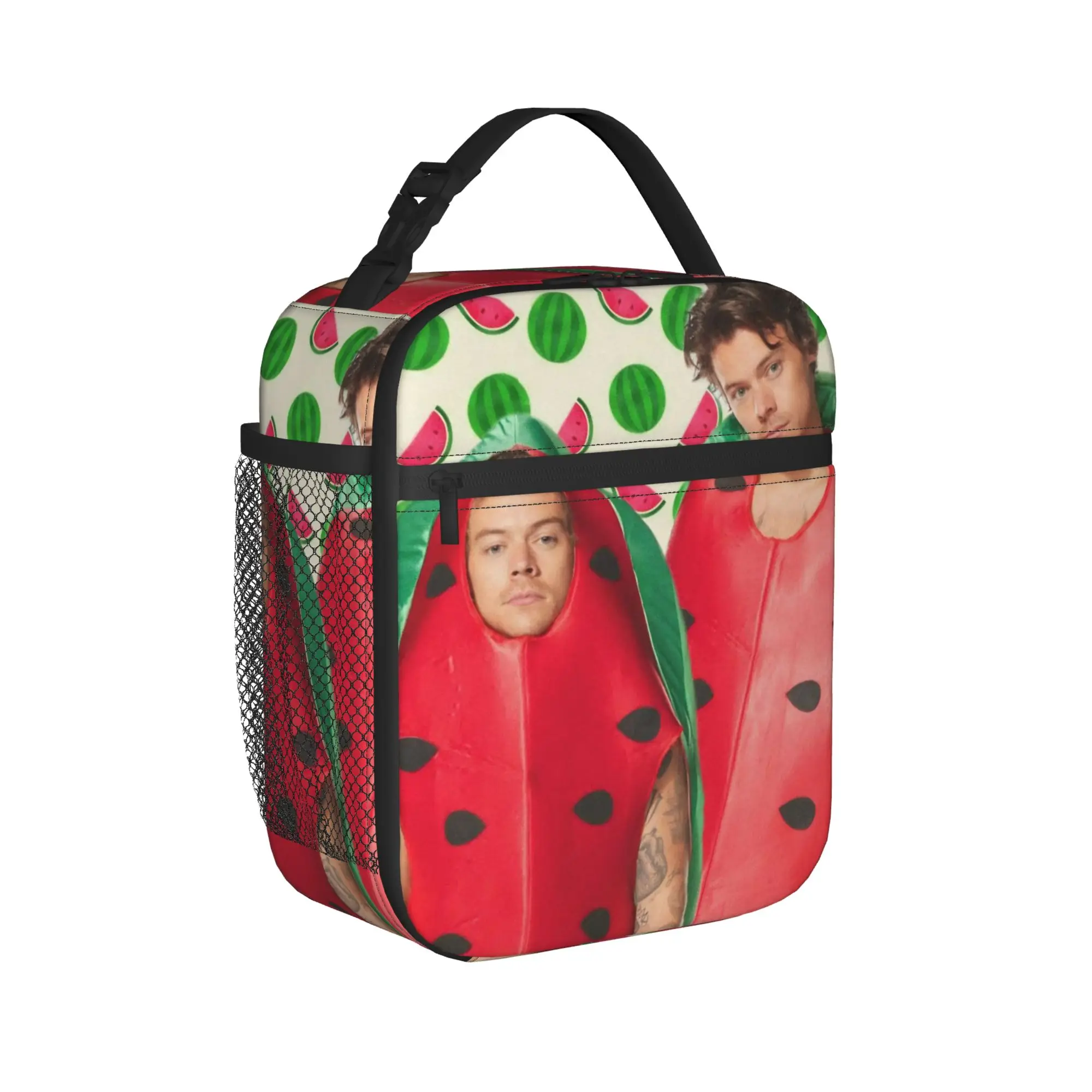 Harrys Styles Thermal Insulated Lunch Bags for Travel Singer Portable Bento Box Cooler Thermal Lunch Boxes