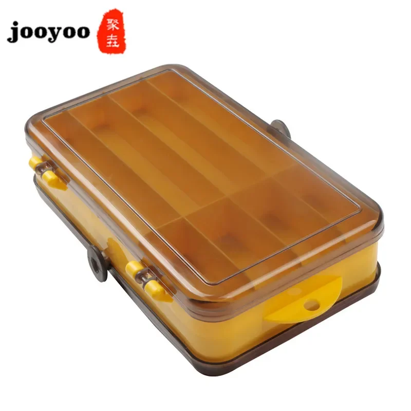 Jooyoo Double Sided Fishing Tackle Box 13 Compartments Lure Hook Fishing Bait Lure Hook Storage Box Storage Box Multi-function