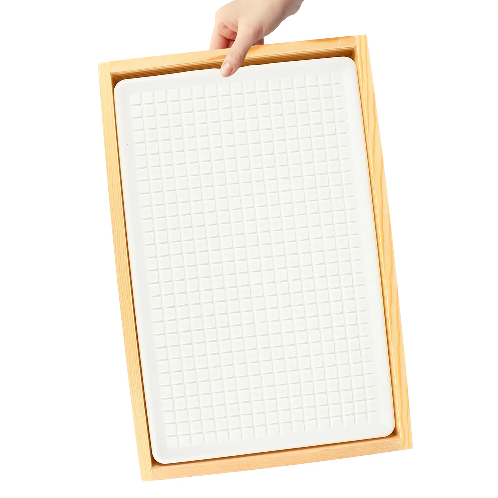 

1 Set Premium Sushi Plate With Insulated Freshness Keeper For Seafood Dinner Cold Food Tray Kitchen Supply Serving Board Sushi