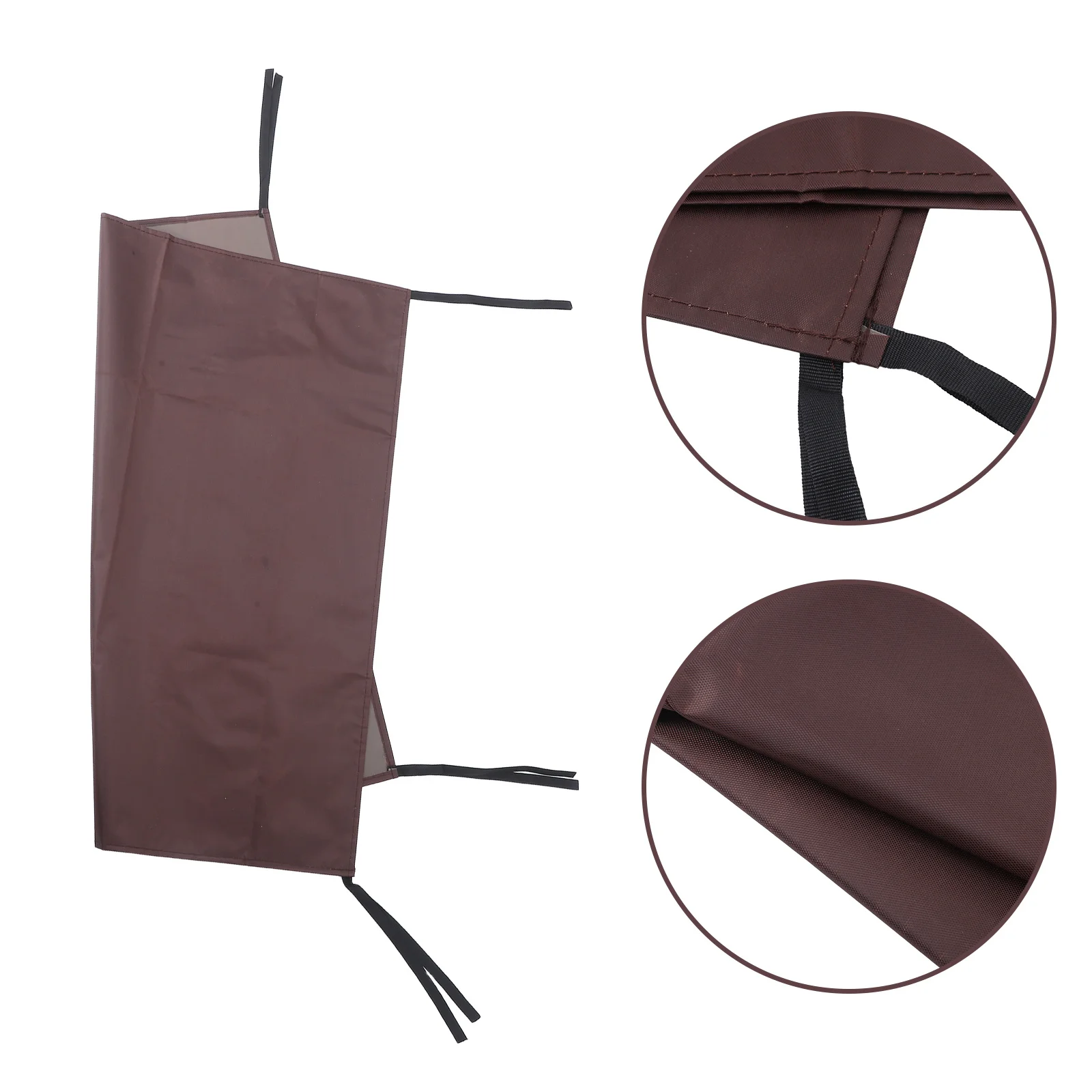 

Hotel Cleaning Trolley Cover Oxford Cloth Brown Dustproof Waterproof Topper For Housekeeping Laundry Catering Service