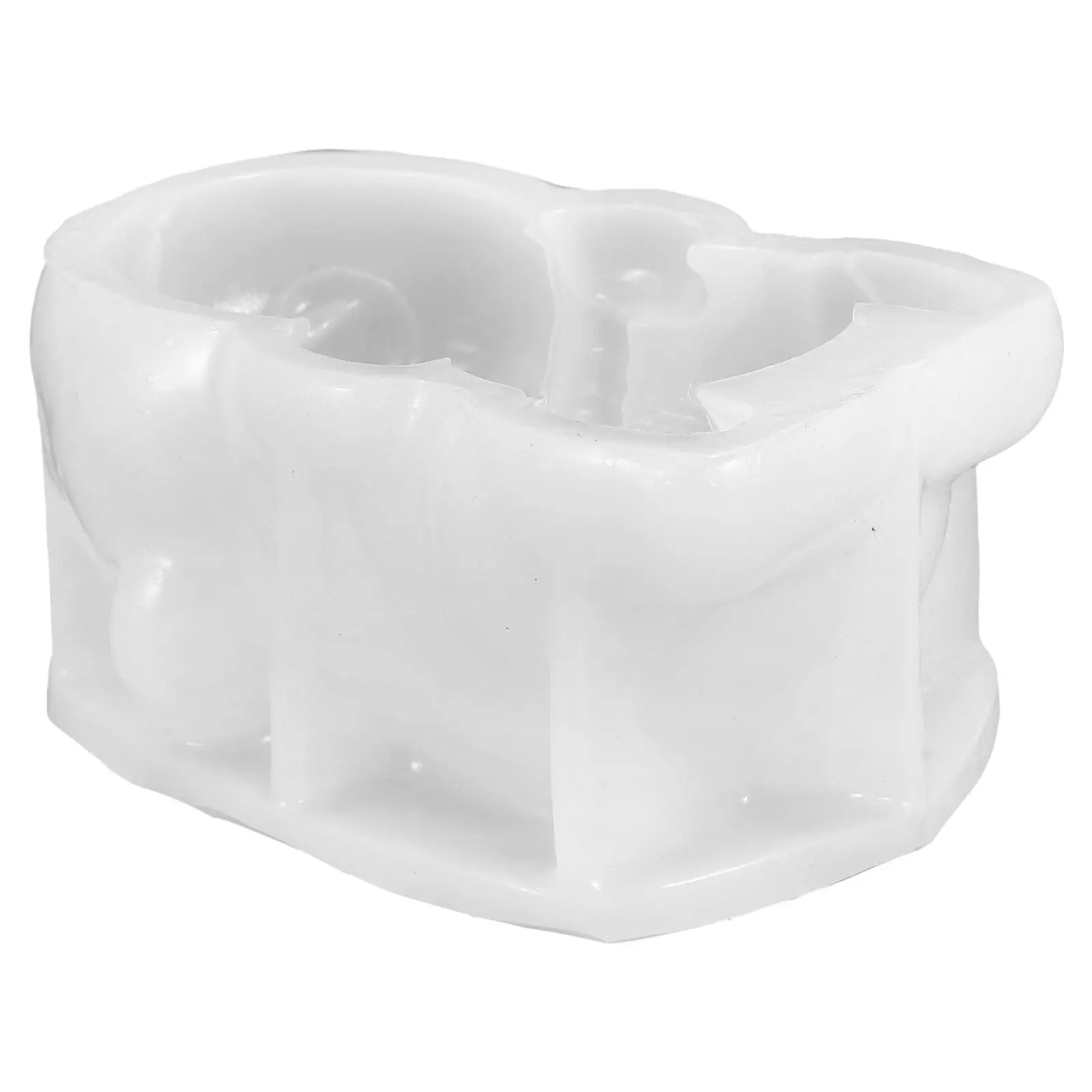 

3D Panda Chocolate Mold Silicone for Cake Topper Fondant Paste Clay DIY Sweets Making Easy Release Baking Decoration Craft