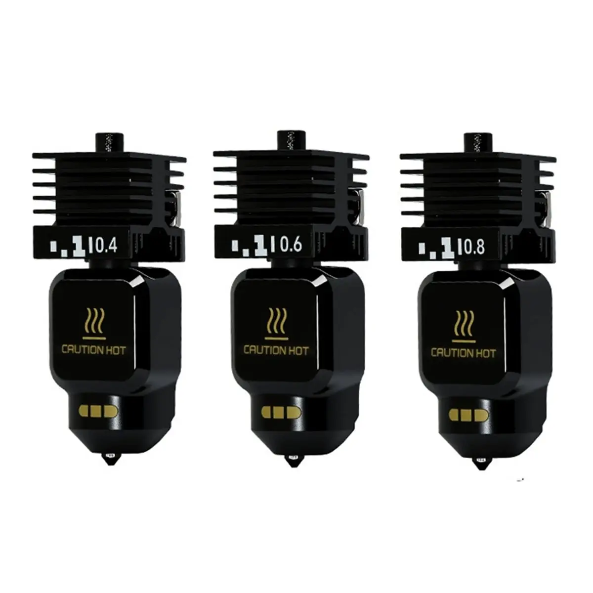 SCLS 3Pcs Hotend Kit for P2S/P2SC Hotend Hardened Steel Nozzle with Silicone Sock Print Head Hotend Extruder Kit