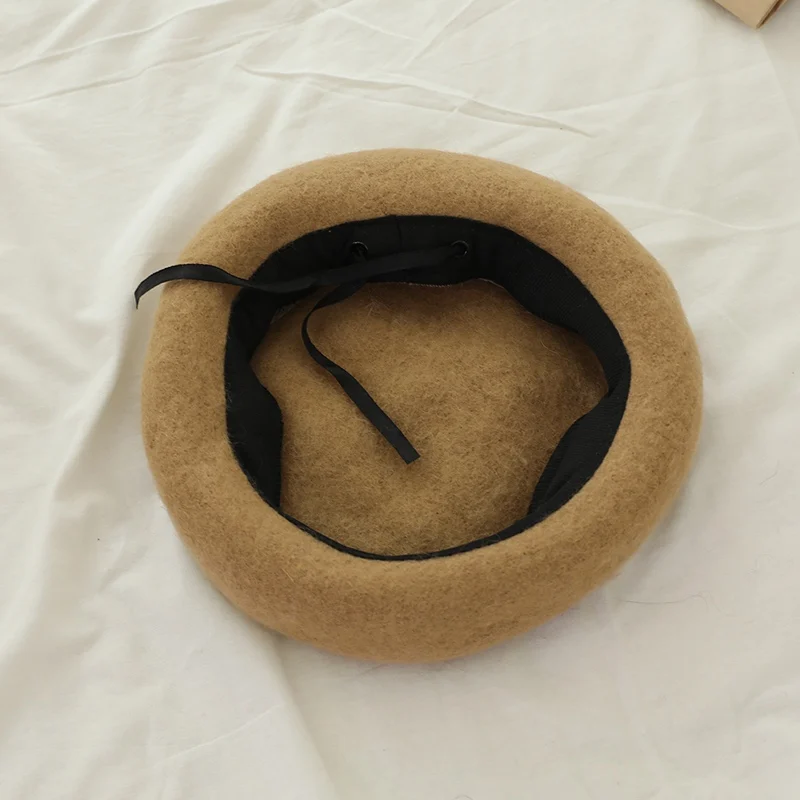 Dzianinowy beret dziecięcy czapki dziecięce jesienne zimowe akcesoria stylizacyjne Hipster kapelusz malarza dla dzieci Bonnet