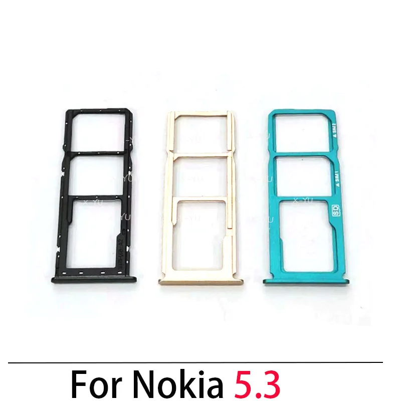 

For Nokia 5.3 5.4 SIM Card Tray Slot Holder Adapter Socket Repair Parts