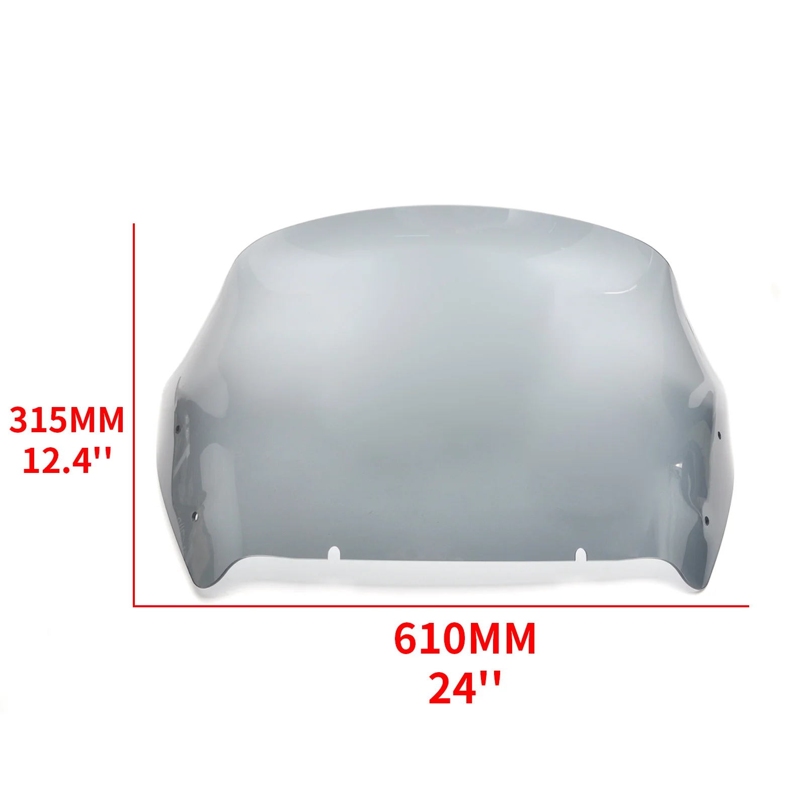 PANICAL Motorcycle Windshield for Harley 2024-2026 Road Glide 12 Inch Dual Light PC Material wind deflector Moto Accessories