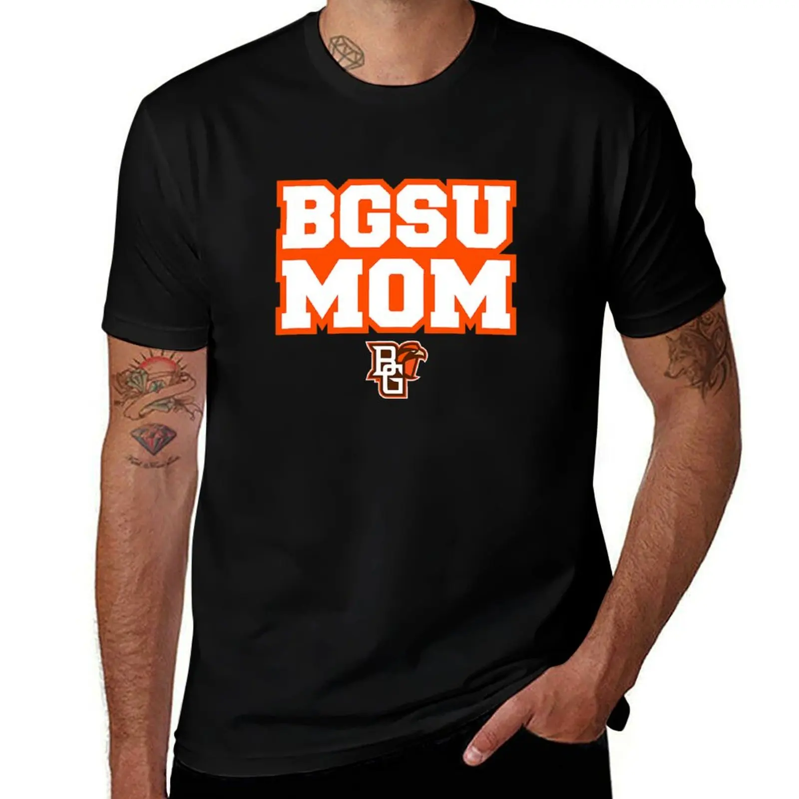 Bowling Green BGSU Falcons Mom T-Shirt anime clothes plus size clothes designer shirts quick-drying mens funny t shirts