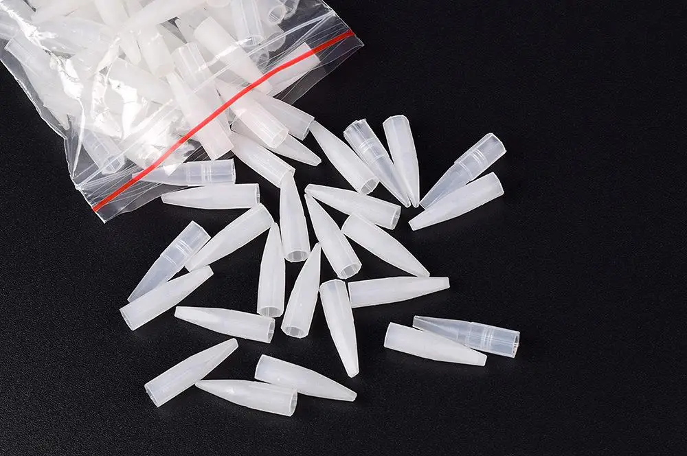 100 stücke Microb lading Tattoo Nadeln Kappen Permanent Make-up Tattoo Nadeln sterilisiert für PMU Maschine Augenbrauen Lippen Werkzeuge – Detail 17