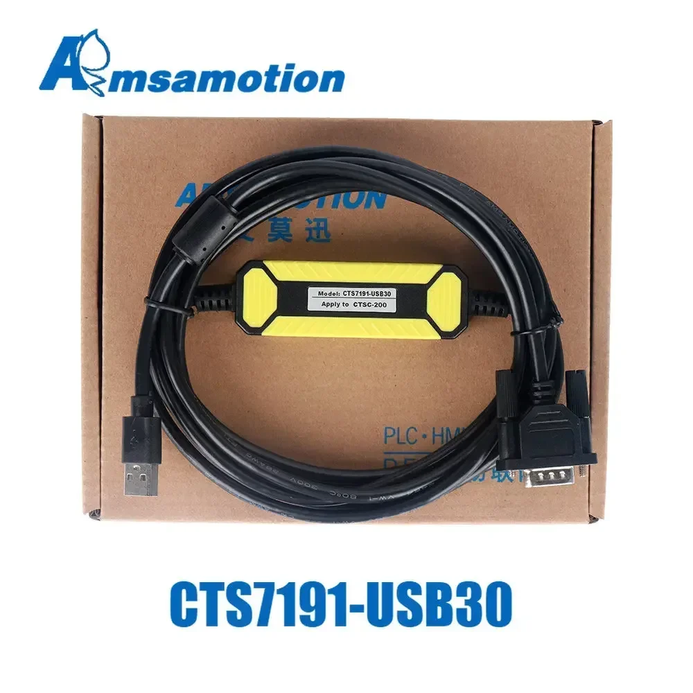 Programming Cable For CO-TRUST CTS7 191-USB30 CTSC-100 /200 CPU Hexin PLC CTS7191 USB to DB9 Download Line