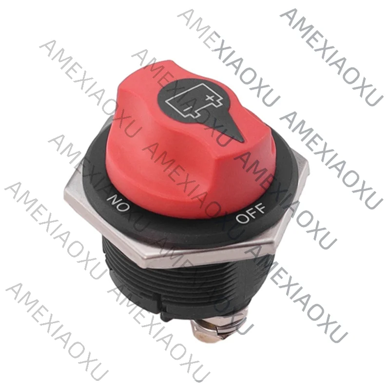 AMEXIAOXU  200A Car Battery Switch Disconnecter Power Isolator Cut Off Switch Kit For Truck Car Motorcycle Boat Replacement Acce