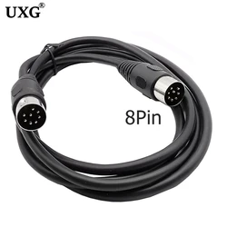 8 Pin Din Male to Male & Female Speaker Midi 8pin Audio Extension Cable Cord 0.5m 1m 1.5m 3m 5m