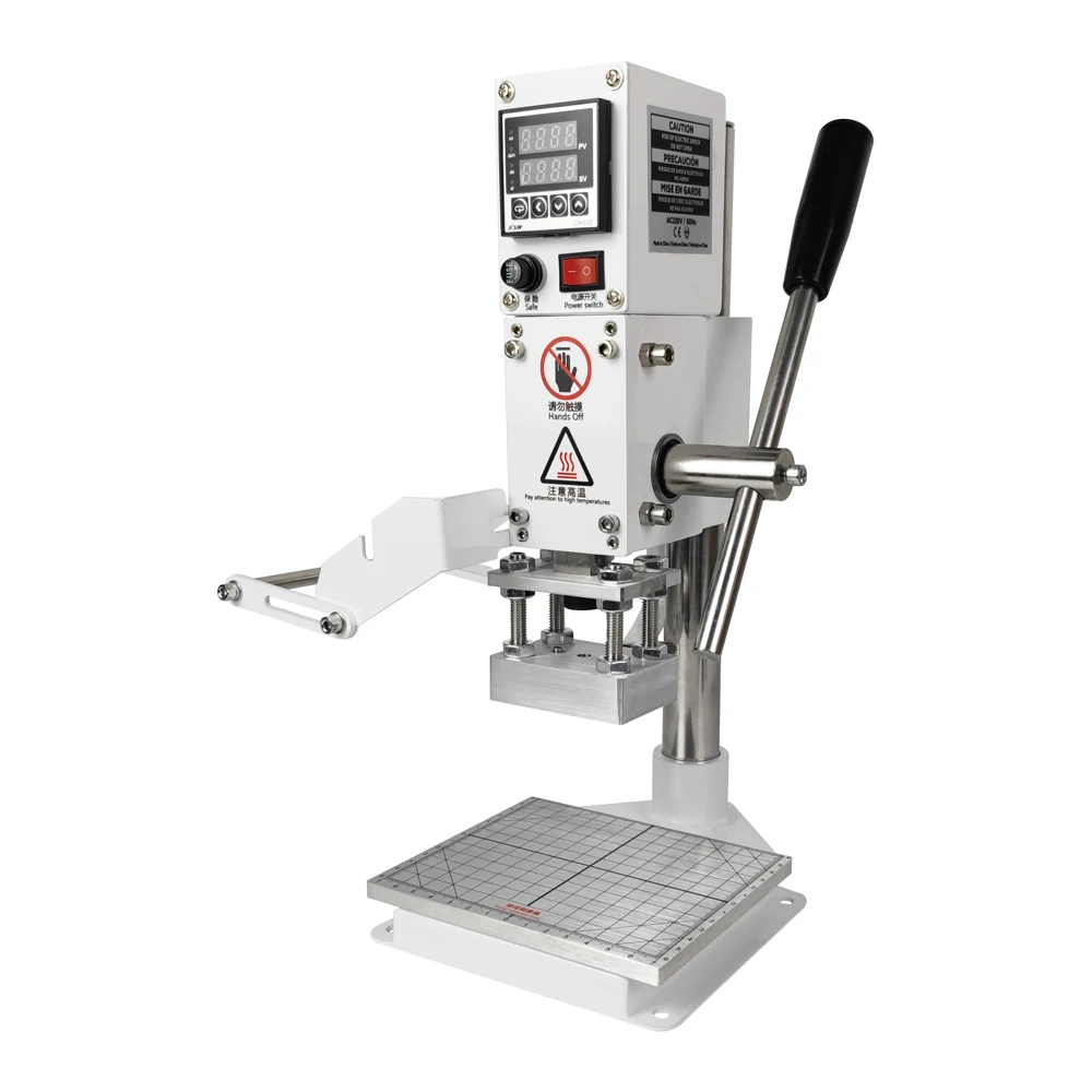 Manual Heat Press Accessory Hot Stamping Custom Logo Stamp for Leather Wood PVC Paper Embossing Craft Processing