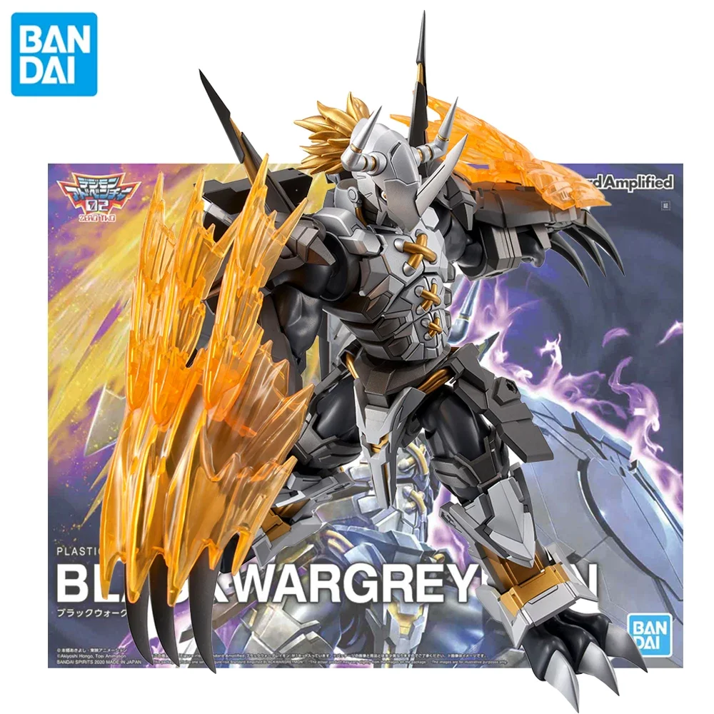 

Anime Original Bandai Digimon Adventure Black War Greymon Figure-rise FRS Assembly Collectable Model Collecting Toys 18cm