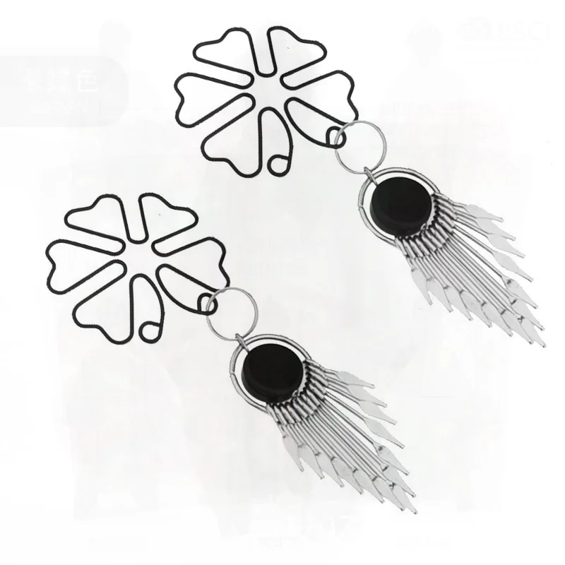 الفولاذ المقاوم للصدأ أربع أوراق البرسيم الحليب كليب الحلمة محفز غير مرئية مثير لعبة تعليمية الكبار للعب الثدي #2