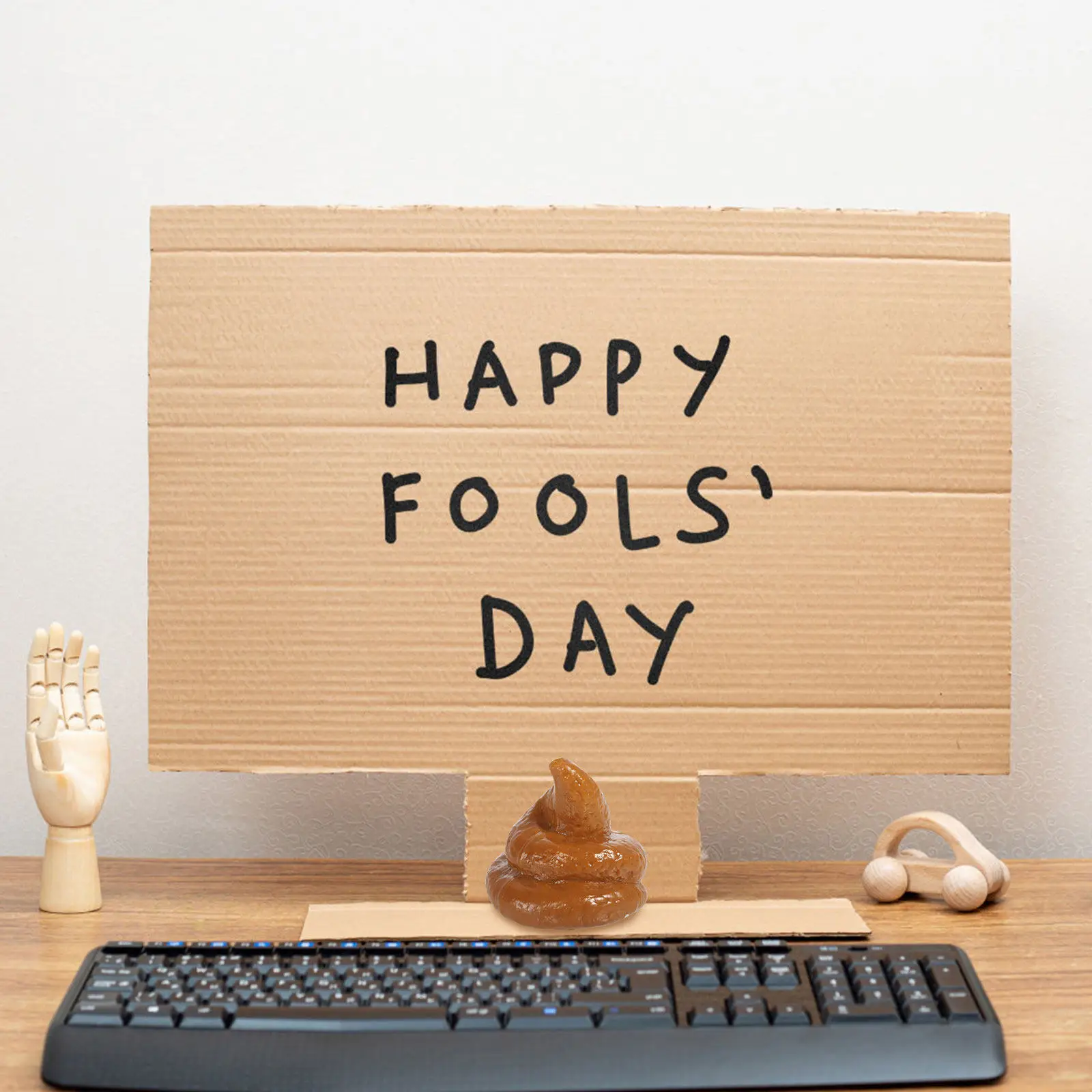 

3Pcs Realistic Fake Poop Prank Funny Squeeze Pressure Reduce April Fool's Day Halloween Trick Festival Plaything