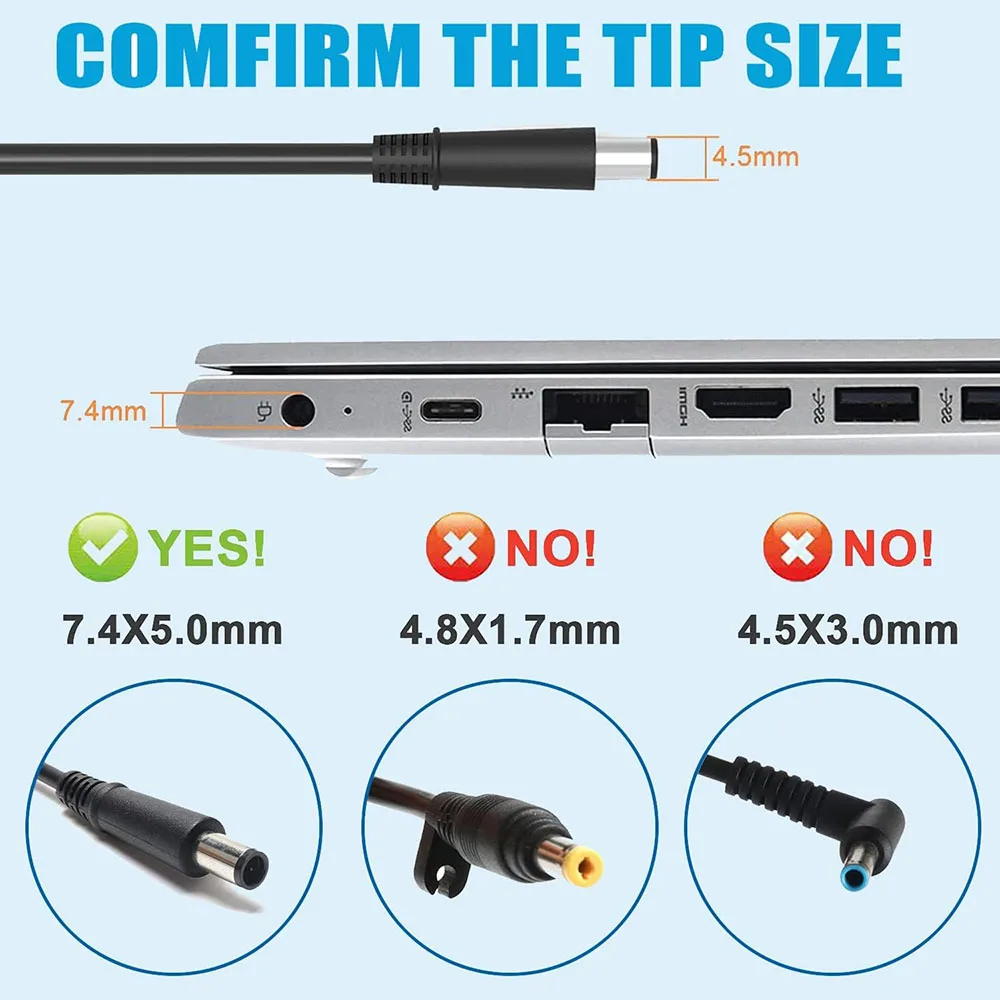 19V 90W Ac Dc Adapter for HP 18'' 19'' 20