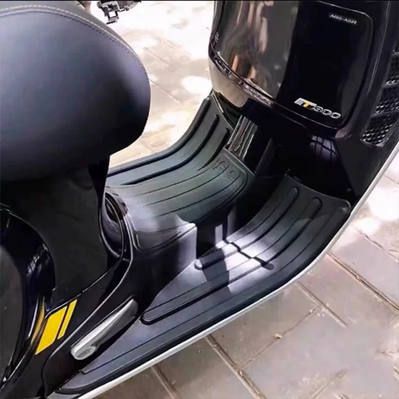 ゴムペダルフットパッドベスパ GTS300 GTS 300 GTV 300 GTV300 ペダルパッドゴムマット滑り止めマットオートバイアクセサリー