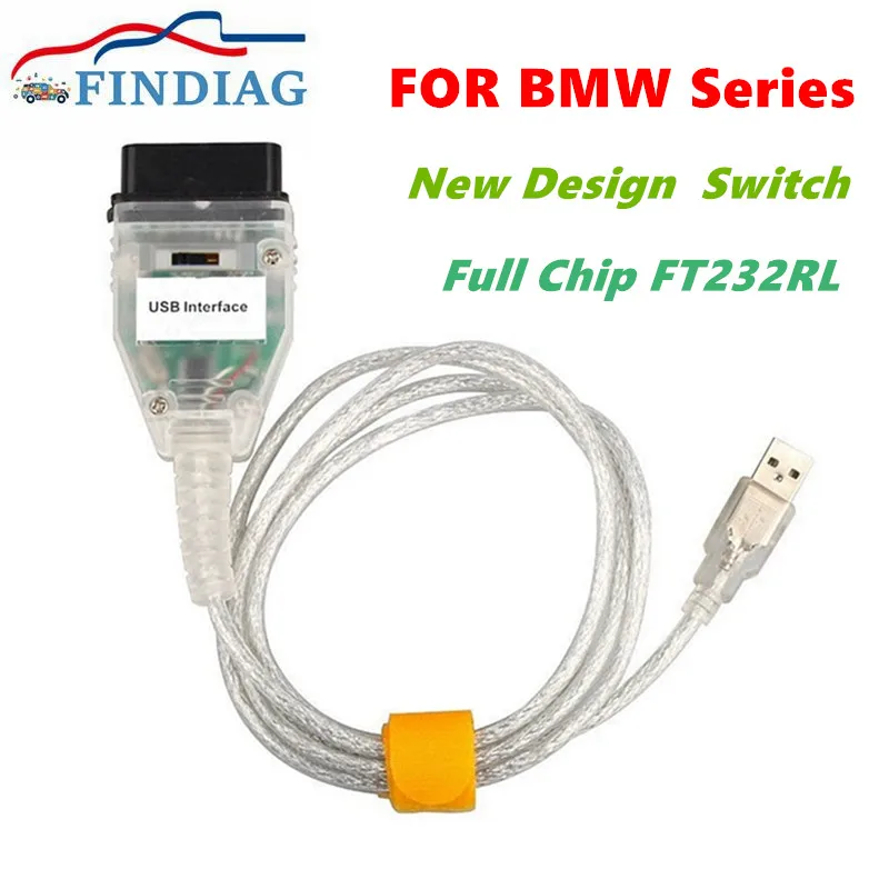 Диагностический интерфейс FT232RL для BMW INPA K + DCAN K + CAN K-Line Switch FTDI OBDII