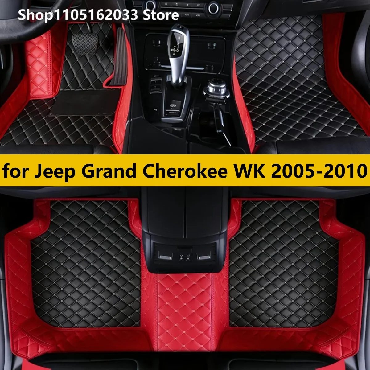 

Car Floor Mat Fit for Jeep Grand Cherokee WK 2005 2006 2007 2008 2009 2010 auto accessories Car Carpet